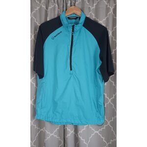 Sunice Small Blue Black Half Zip Outdoor Performance Lightweight Jacket